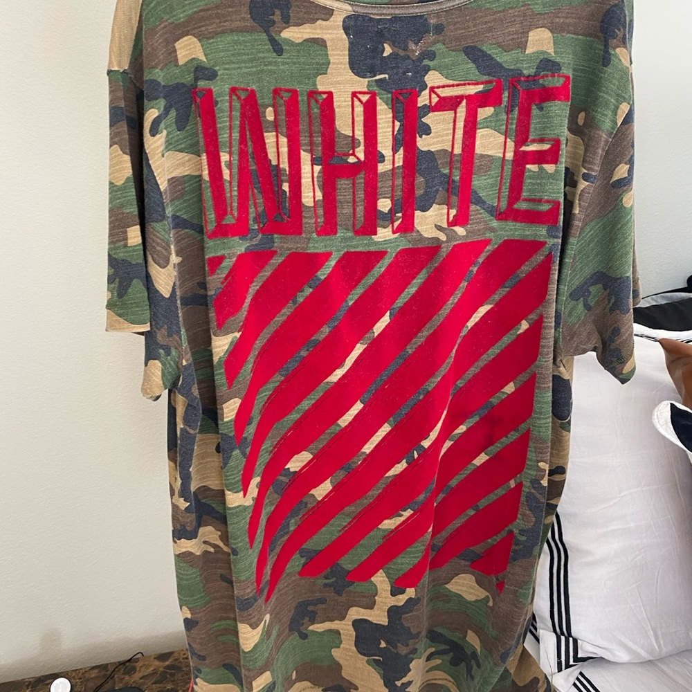 Offwhite camo shirt